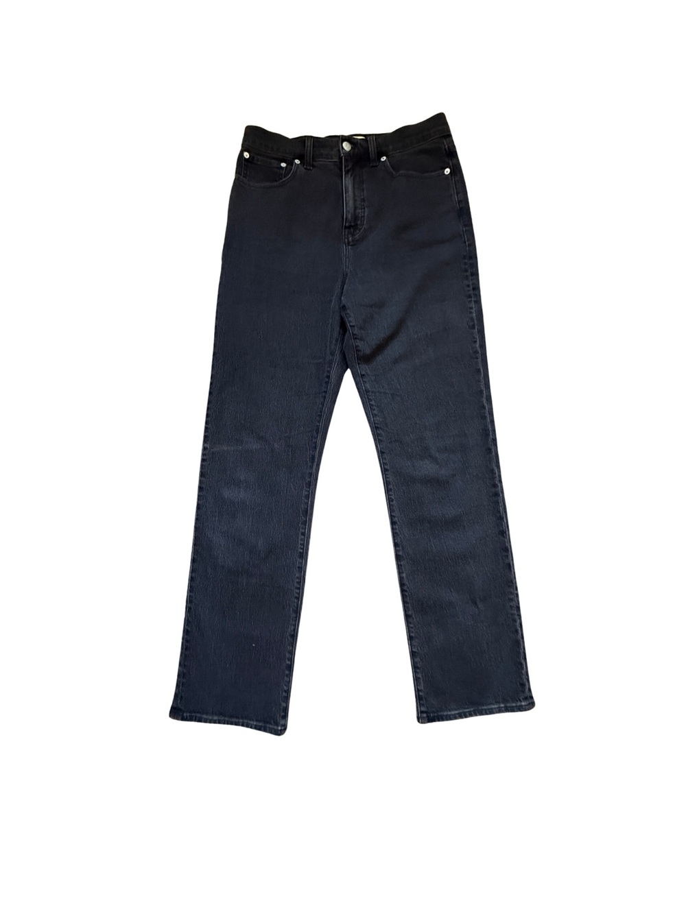 Madewell 90’s Straight Jeans Washed Black Denim Size 29